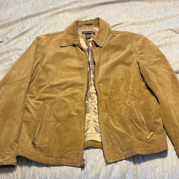 Banana Republic Men's Brown Suede Jacket - Picture 1 of 3